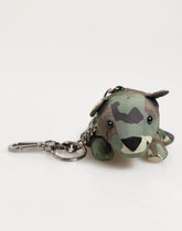 Dolce & Gabbana Camouflage Multicolor Animal Silhouette Keychain Keyring